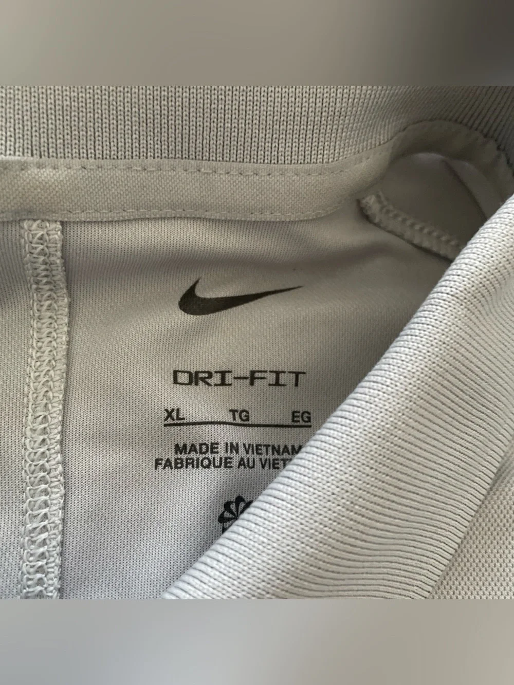 Nike Utah State Aggies Dri-Fit Polo Gray Blue Colorblock Men’s XL Performance